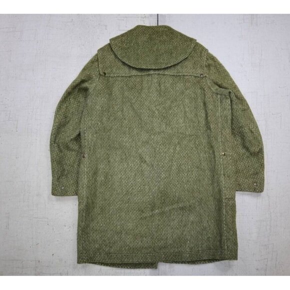 Vintage 70s Piz Palu Tyroler Loden Coat Green Rare Made In Austria Size 14 - Picture 4 of 9